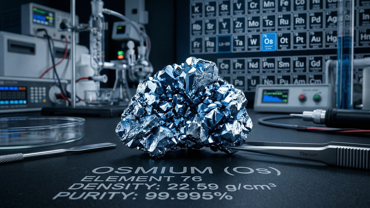 Esqueça o chumbo e o tungstênio, pois este metal é o mais denso da Terra e vale US$ 400 a onça, sendo a obra-prima da tabela periódica