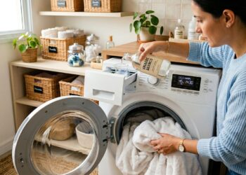 O truque de adicionar 1 xícara de vinagre branco na máquina deixa as toalhas antigas 100 por cento macias sem usar uma única gota de amaciante