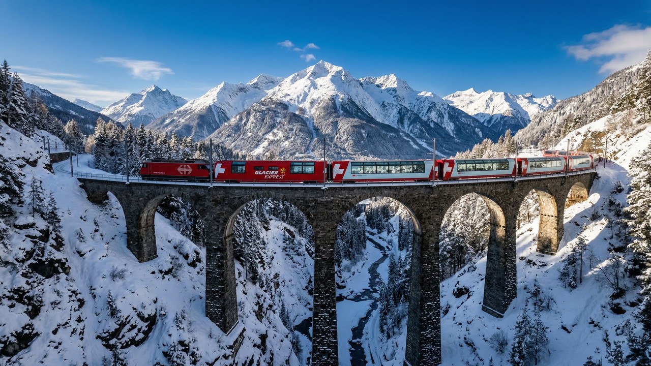 O trem mais lento da Europa que todo mundo quer pegar por causa da paisagem