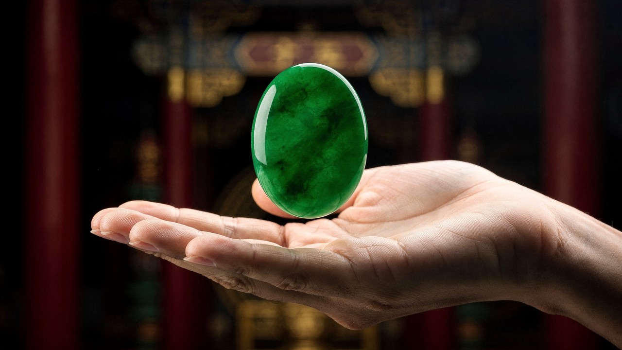 Esqueça o ouro e a prata, pois esta gema verde é a mais resistente e sagrada para a China, sendo a obra-prima eterna da cultura
