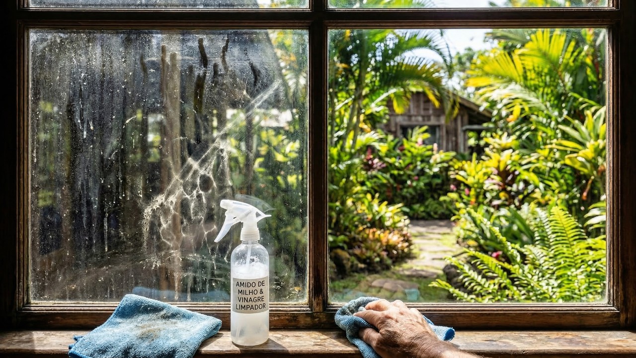 O ingrediente inesperado da sua despensa que deixa as janelas de vidro e os espelhos totalmente livres de manchas
