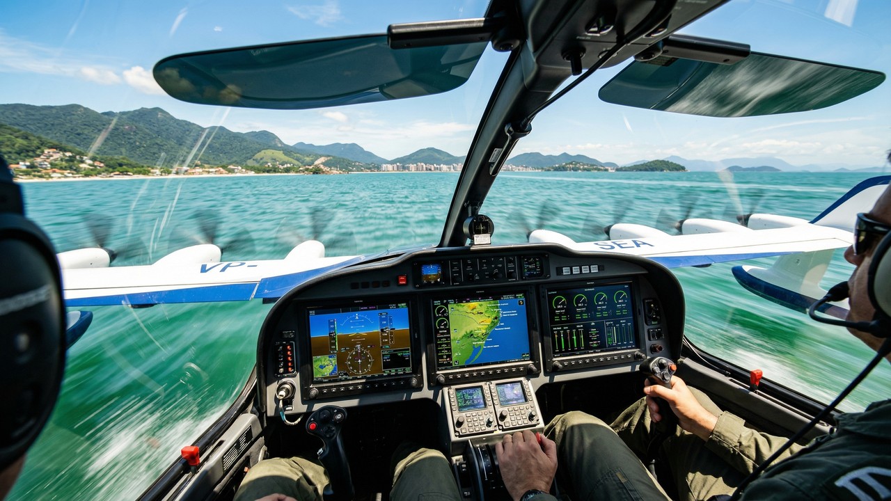 Com velocidade de 290 km/h, o novo barco voador 100% elétrico flutua sobre as ondas, promete aposentar as balsas tradicionais e já atrai bilhões em investimentos