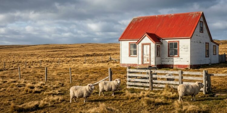 Nas Ilhas Malvinas, as casas feitas com lã de ovelha representam uma verdadeira aula de sobrevivência e engenharia de adaptação