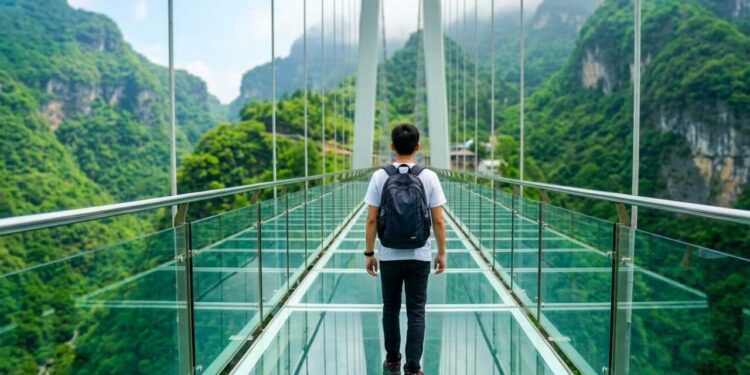 A Bach Long, que significa “Dragão Branco” em vietnamita, conecta duas montanhas no distrito de Moc Chau, na província de Son La, no norte do Vietnã
