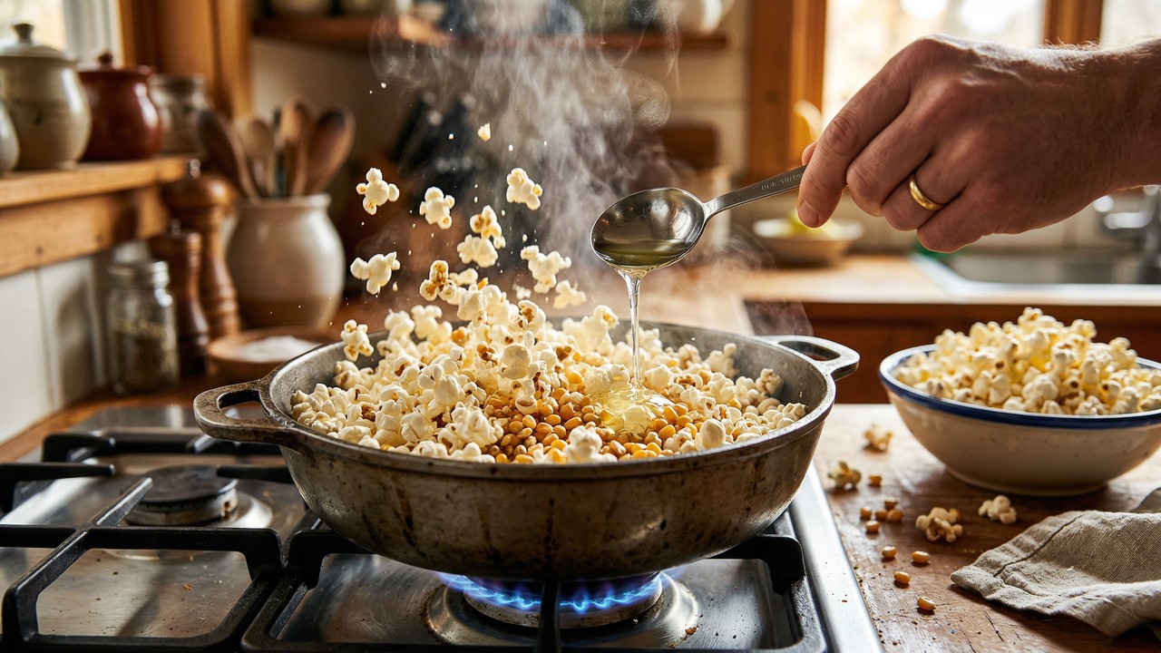 O ingrediente secreto de apenas 12 reais que transforma a pipoca caseira em um verdadeiro lanche de cinema