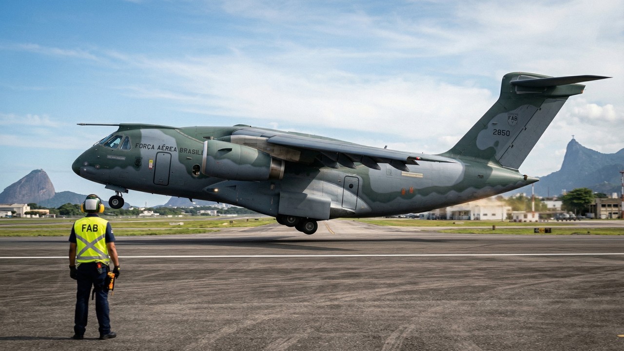 O jato militar brasileiro que engole blindados inteiros, lança paraquedistas e pode reabastecer outros aviões em pleno voo