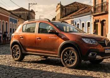Robusto como um SUV, por R$ 48 mil, o Sandero Stepway encara qualquer valeta urbana com sua suspensão elevada e amplo espaço interno