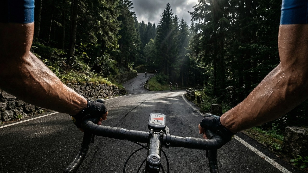 Estrada na Itália ganha fama por sua inclinação de 22%, pois o trajeto de 10 km é um dos desafios mais extremos do ciclismo de todo o mundo