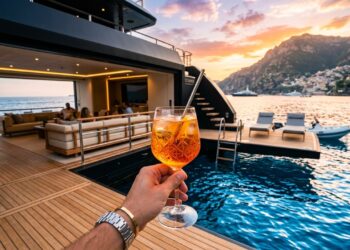 O palácio flutuante de 800 milhões de dólares: conheça o superiate gigantesco que possui cinema, clube de praia e garagem para supercarros