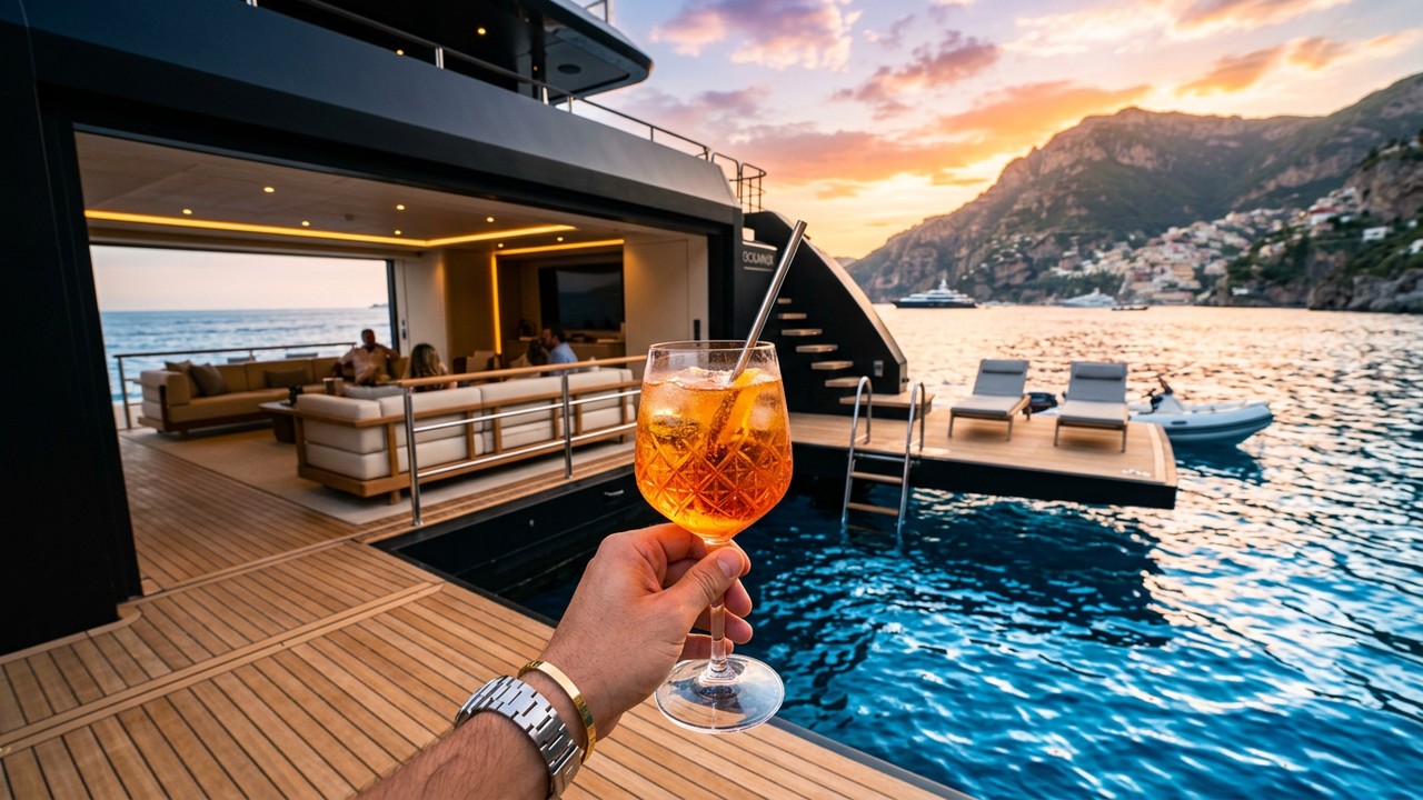 O palácio flutuante de 800 milhões de dólares: conheça o superiate gigantesco que possui cinema, clube de praia e garagem para supercarros