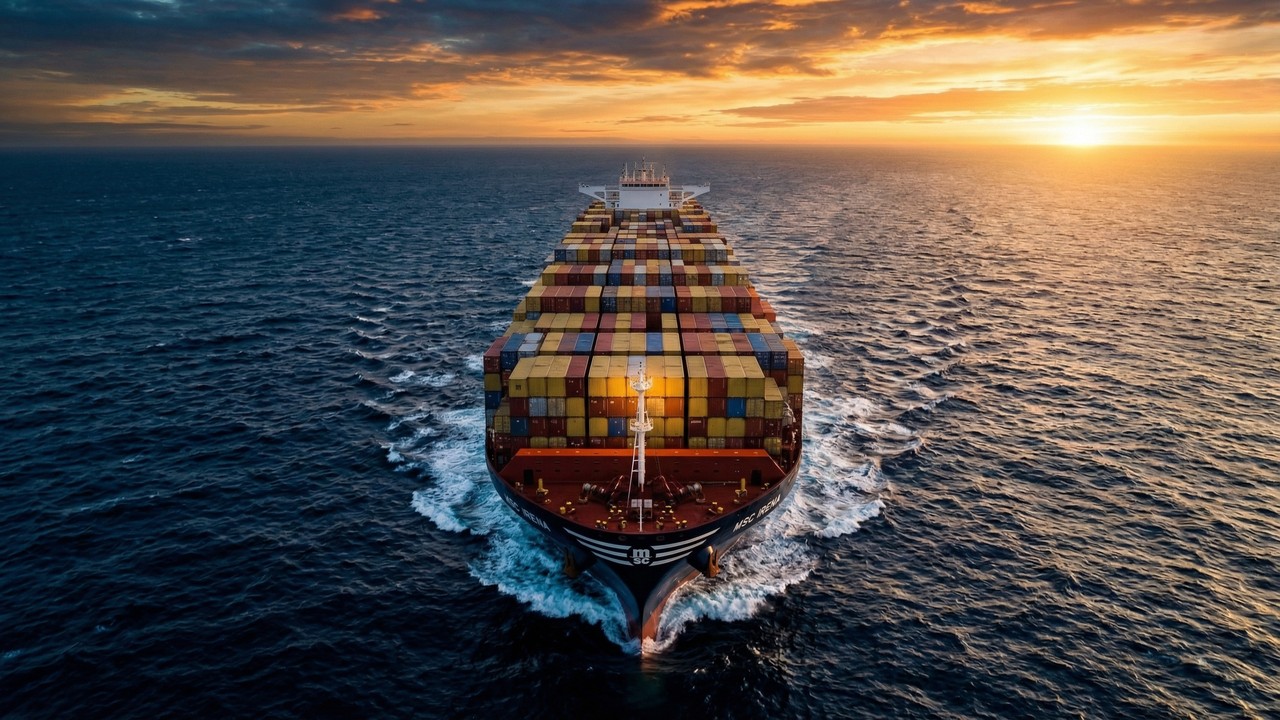 Com 400 metros de comprimento e 24,3 mil contêineres, o MSC Irena utiliza bolhas de ar no casco para poupar combustível, sendo o maior navio do mundo