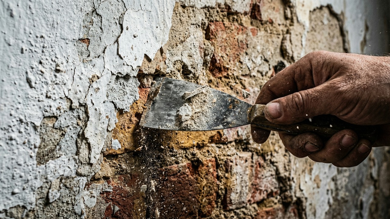 A parede descascando tem solução sem quebrar tudo: 3 técnicas que os profissionais usam
