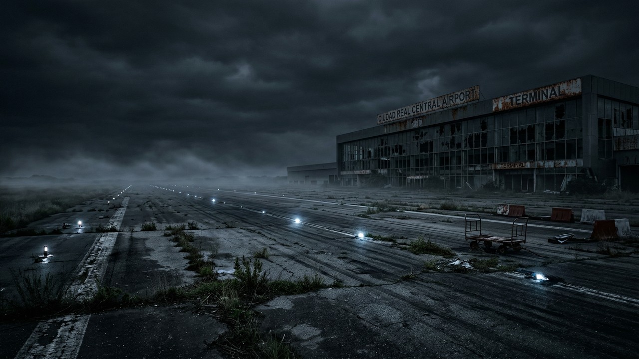 O aeroporto fantasma de 1 bilhão de euros que faliu antes de receber passageiros e acabou vendido em um leilão a preço de banana