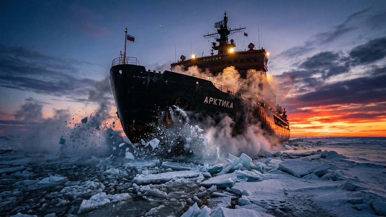 A engenharia absurda por trás dos navios que abrem caminho no gelo mais espesso do planeta