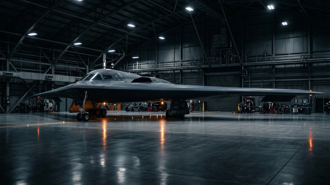 Com um custo de US$ 2 bilhões e tecnologia invisível a radares, o bombardeiro B-2 Spirit realiza missões de 40 horas e é o mais caro dos EUA