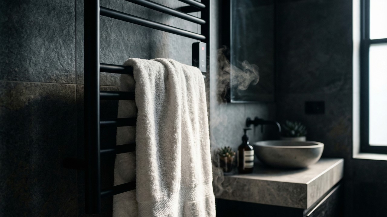 O truque para ter toalhas sempre secas e quentes, o toalheiro térmico elétrico elimina a umidade e o mau cheiro, sendo a nova febre dos banheiros