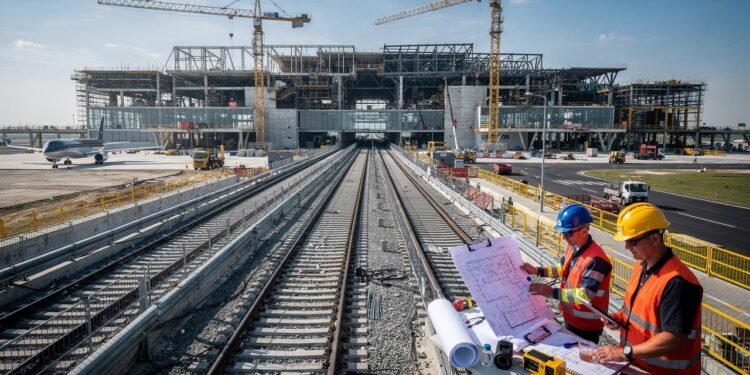 Com um custo de US$ 34 bilhões, a Polônia ergue o maior hub de transporte da Europa para unir trens e aviões em um terminal para 40 milhões de pessoas