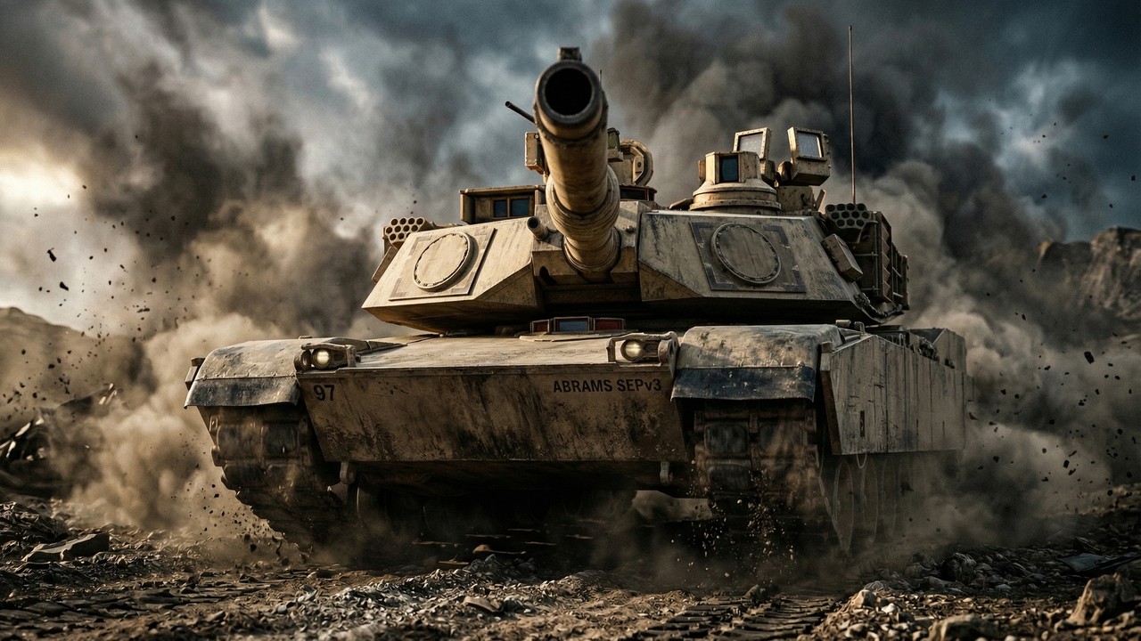 Com blindagem composta de última geração e motor de 1.500 cavalos, o tanque Abrams virou a espinha dorsal das forças blindadas dos EUA