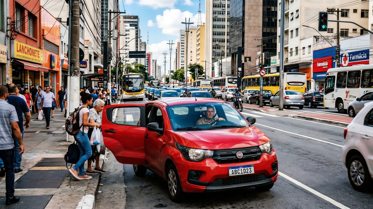 Consumindo apenas um litro de gasolina para cada 15 quilômetros rodados na cidade, o novo Fiat Mobi Like oferece um motor robusto e baixo custo de manutenção para o motorista de aplicativo