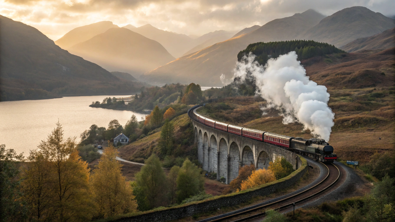 A ponte de concreto de 1898 que Harry Potter tornou famosa ainda recebe trens reais toda semana na Escócia