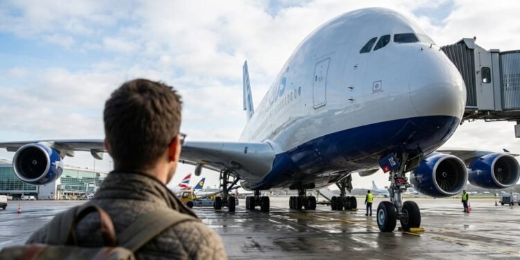 Com dois andares e capacidade para 853 passageiros, o Airbus A380 virou o maior avião comercial do mundo e um marco da engenharia europeia