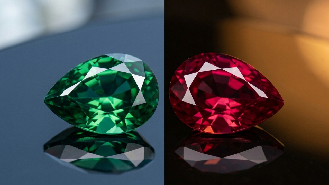 Esqueça a esmeralda, pois esta gema de 8,5 na escala Mohs muda de cor entre o verde e o vermelho, sendo a metamorfose mais cara da geologia