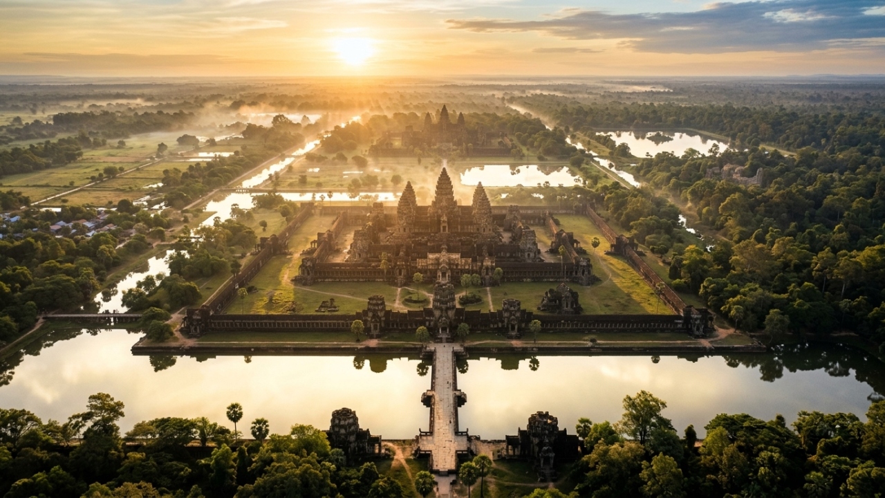 Transportando 5 milhões de toneladas de arenito por canais de 35 quilômetros, a capital de 1.000 quilômetros quadrados revela a maior infraestrutura hídrica de cerca de 900 anos atrás no mundo