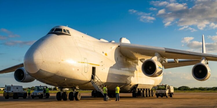 O avião de carga Antonov An-225 Mriya representou o ápice dessa ambição humana na engenharia