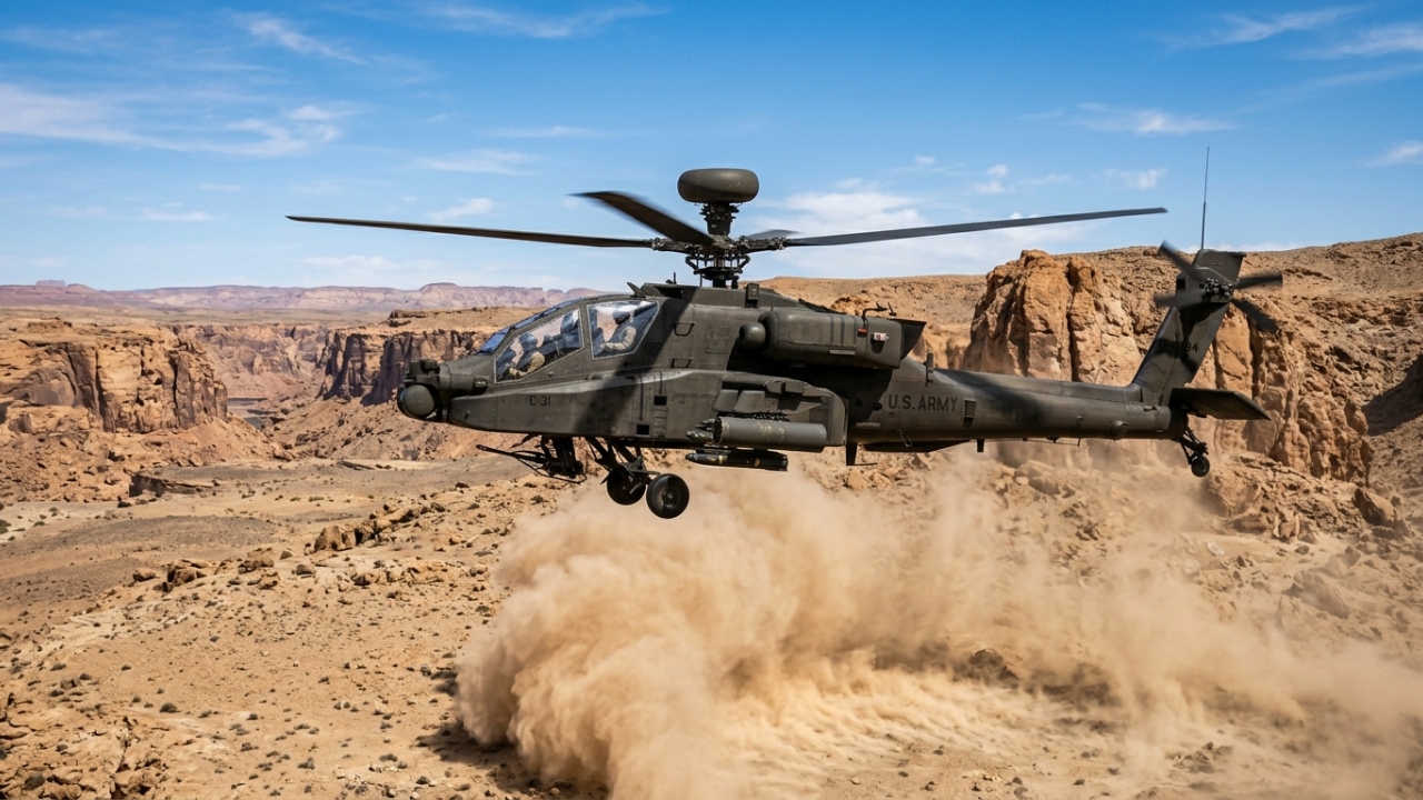 O helicóptero da Boeing que rastreia 128 alvos ao mesmo tempo e atira para onde o piloto olha