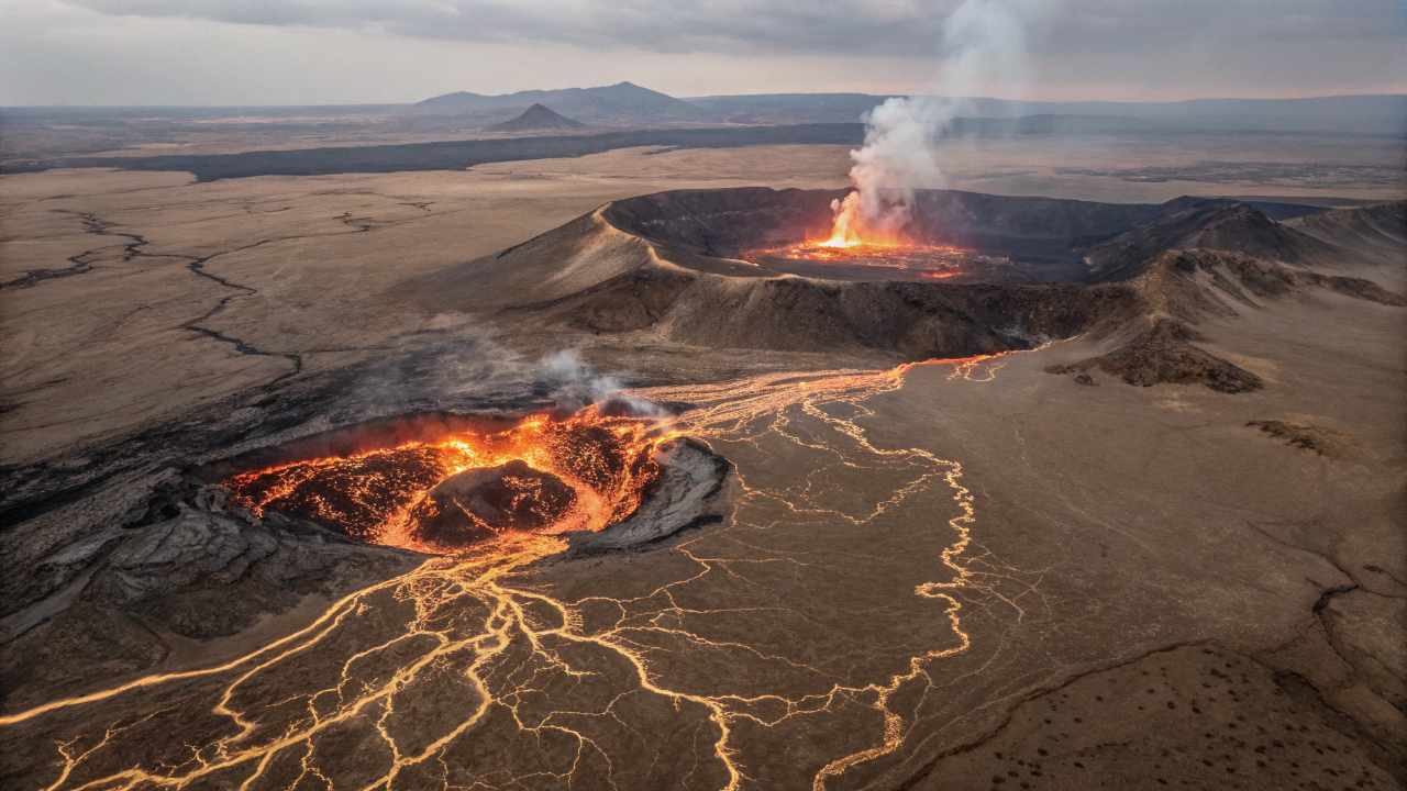 Após 700 mil anos adormecido, vulcão remoto eleva o solo em quase 9 centímetros e acende alerta máximo em satélites de monitoramento