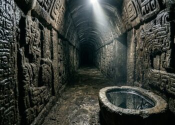 Descoberto a 18 metros de profundidade, o túnel secreto de cerca de 2 mil anos esconde rios de mercúrio líquido sob uma pirâmide colossal de 43 metros de altura no México