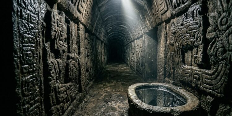Descoberto a 18 metros de profundidade, o túnel secreto de cerca de 2 mil anos esconde rios de mercúrio líquido sob uma pirâmide colossal de 43 metros de altura no México