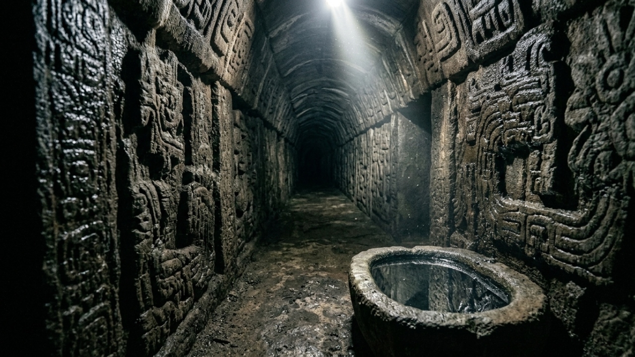 Descoberto a 18 metros de profundidade, o túnel secreto de cerca de 2 mil anos esconde rios de mercúrio líquido sob uma pirâmide colossal de 43 metros de altura no México