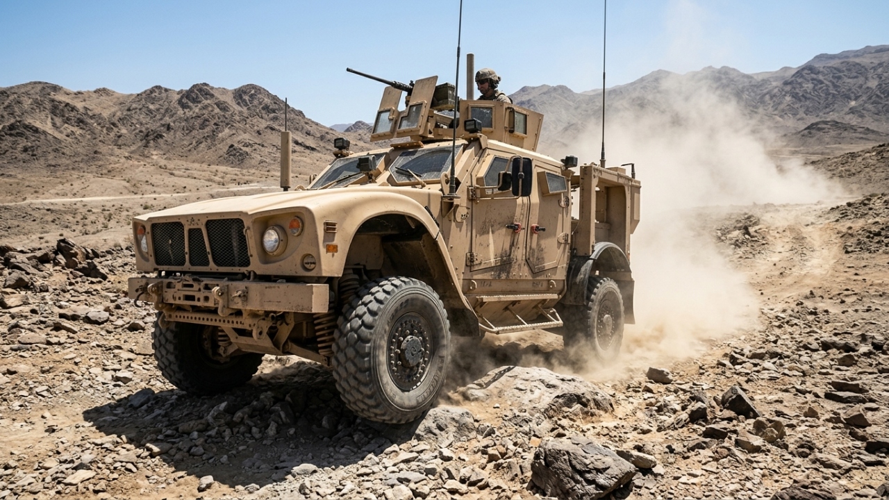 As 4 tecnologias do sucessor do Humvee que fazem qualquer mina terrestre ou emboscada perder completamente o efeito