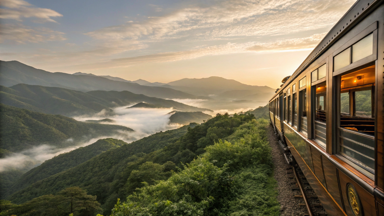 Artesanato, tecnologia e hospitalidade japonesa se fundem em um único vagão em movimento