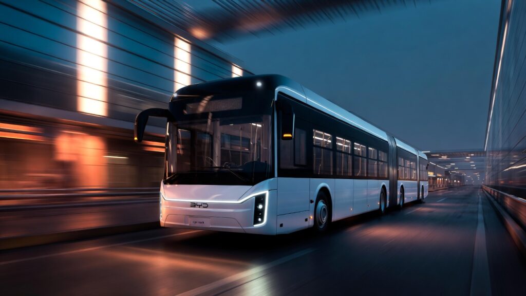 Com 22 metros de comprimento e espaço para 160 passageiros, este é o articulado elétrico que substitui quatro ônibus comuns em operação