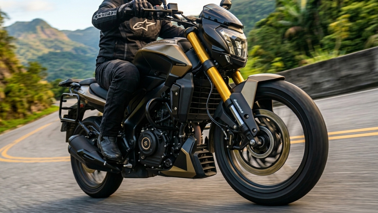 Com motor de 40 cavalos e suspensão invertida, a potente moto estradeira da fabricante indiana desafia as líderes mundiais, entregando tecnologia de ponta por apenas 25 mil reais