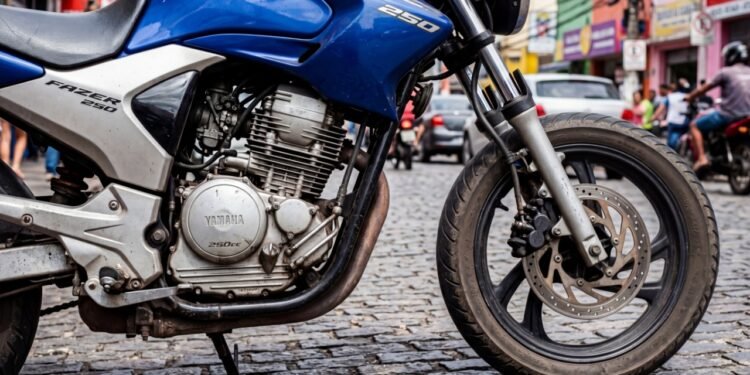 Cruzando impressionantes 560 quilômetros com um único tanque de 14 litros, a robusta moto de 250 cilindradas possui freios a disco nas duas rodas e domina as rodovias