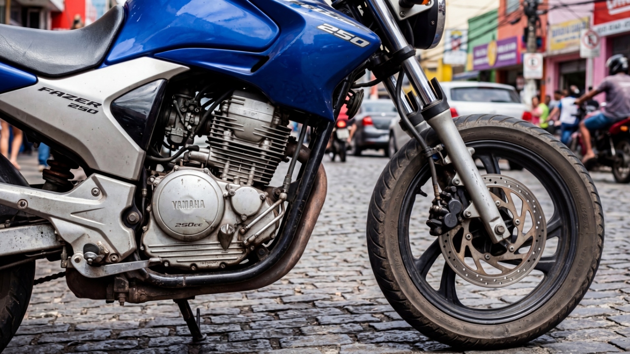 Cruzando impressionantes 560 quilômetros com um único tanque de 14 litros, a robusta moto de 250 cilindradas possui freios a disco nas duas rodas e domina as rodovias