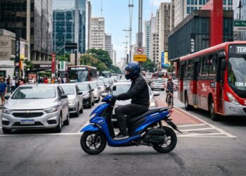 Escondendo um baú de 25 litros sob o assento e pesando apenas 98 quilos, a ágil scooter da montadora japonesa faz mais de 40 quilômetros por litro no trânsito caótico das capitais