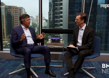 Episódio de estreia traz André Esteves, do BTG Pactual (Foto: Reprodução BM&C News)