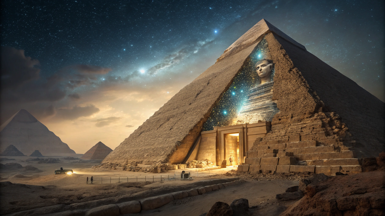 Cientistas confirmaram que a Grande Pirâmide de Gizé guarda uma sala secreta intocada há 4.500 anos
