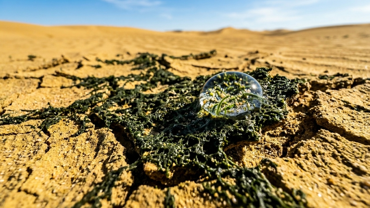 Pesquisadores jogam bactérias pré-históricas no meio do deserto e a areia se transforma magicamente em terra fértil
