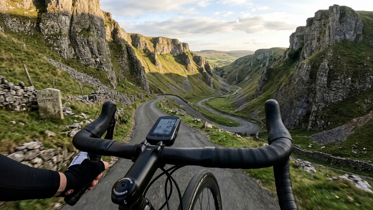 Estrada na Inglaterra ganha fama por seus desfiladeiros, pois o trajeto de 1,6 km entre paredes de calcário foi o leito de um mar pré-histórico