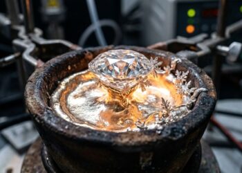 Cientistas criaram um diamante real em apenas 15 minutos e o processo é mais simples do que parece