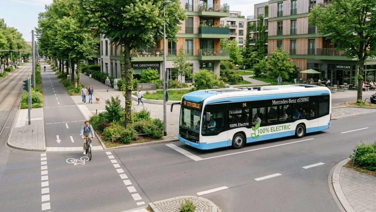 Transportando cerca de 83 passageiros, o novo chassi elétrico da gigante alemã entrega até 250 quilômetros de autonomia com apenas cerca de 3 horas de recarga