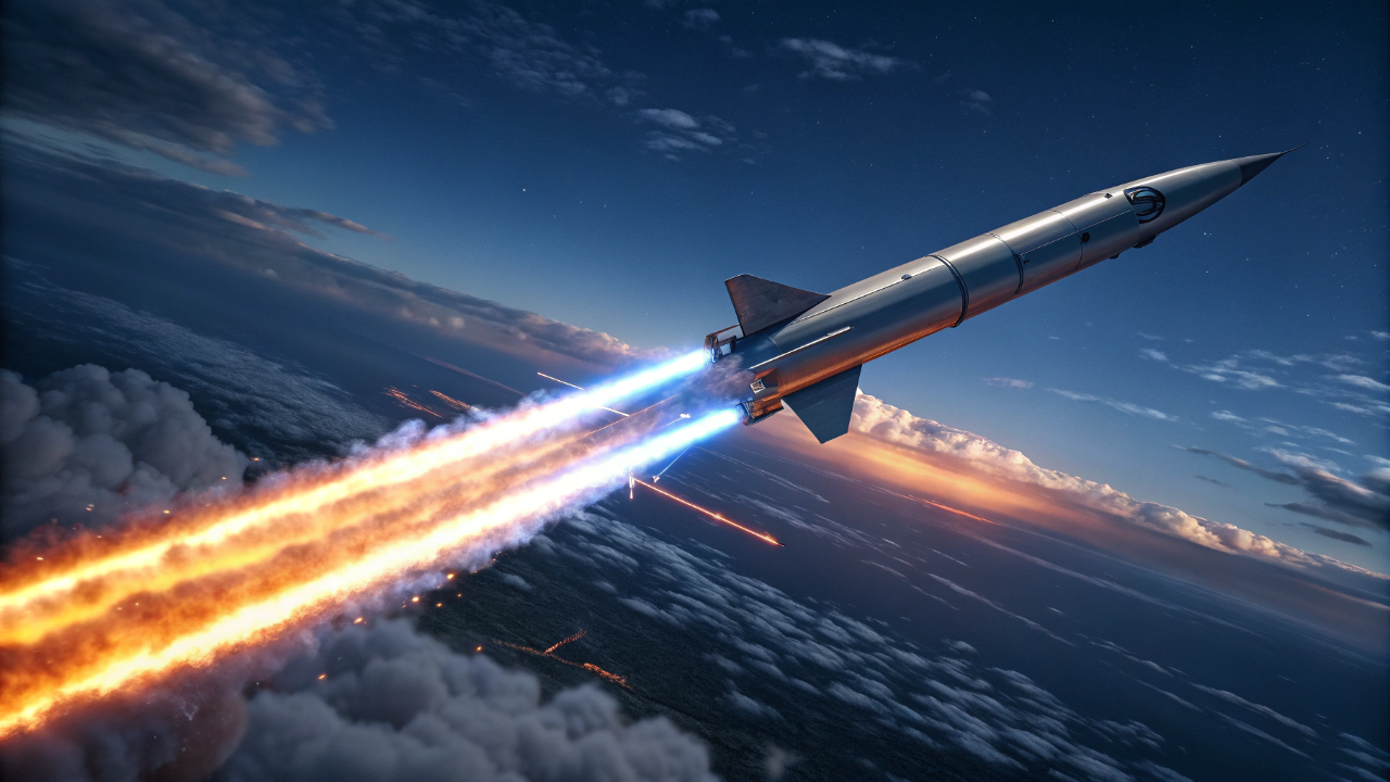 Engenheiros desenvolveram um míssil que viaja a mais de 6.000 km por hora e faz curvas na atmosfera