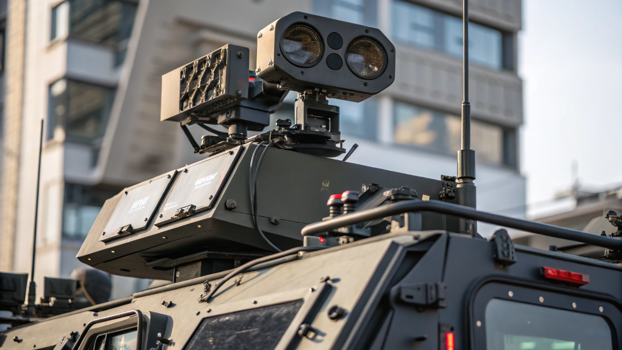 Esse blindado destrói mísseis no ar antes que eles cheguem perto da lataria e a tecnologia é impressionante