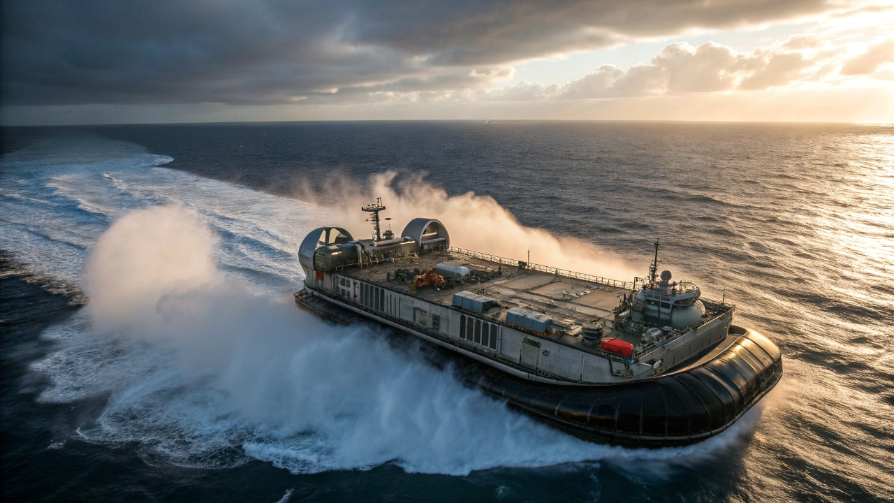 Esse veículo do tamanho de um navio voa rente ao mar sem tocar a água e pode mudar o transporte mundial