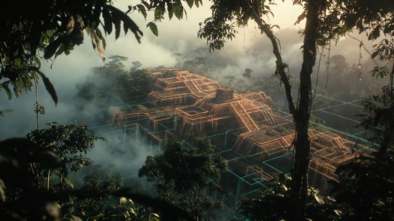Ocultando cerca de 6 mil plataformas de terra sob a vegetação densa da selva equatoriana, o complexo urbano de 2.500 anos exibe uma rede de estradas que conecta cidades milenares até então desconhecidas